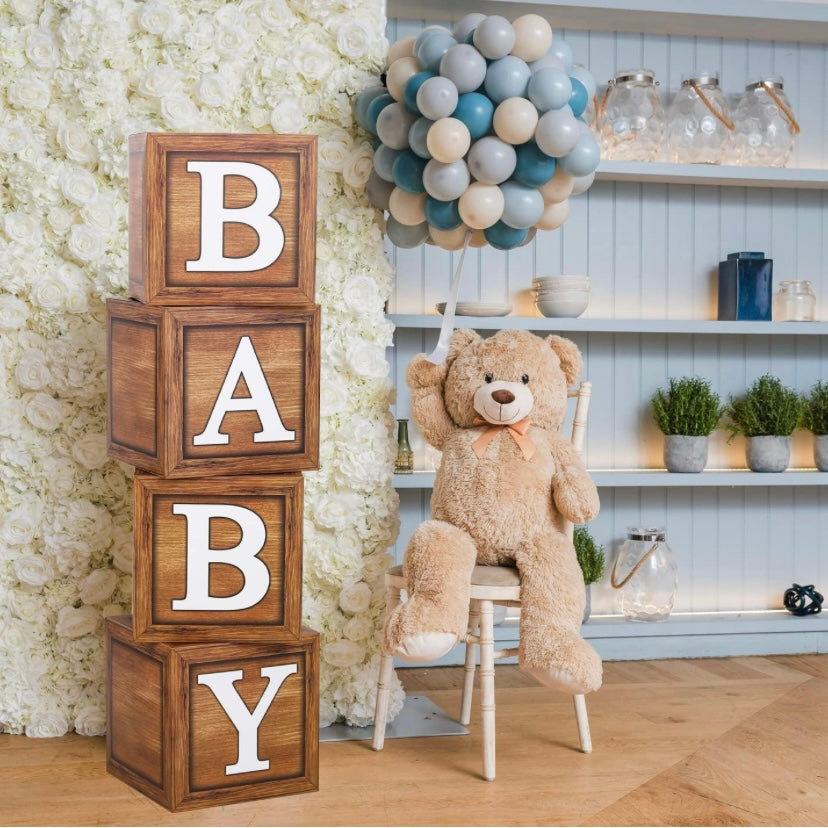 Letter Box Set Baby - Brown