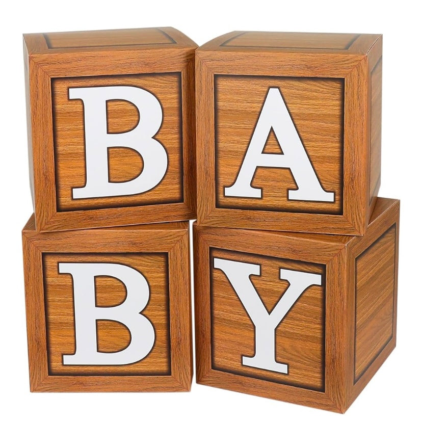 Letter Box Set Baby - Brown