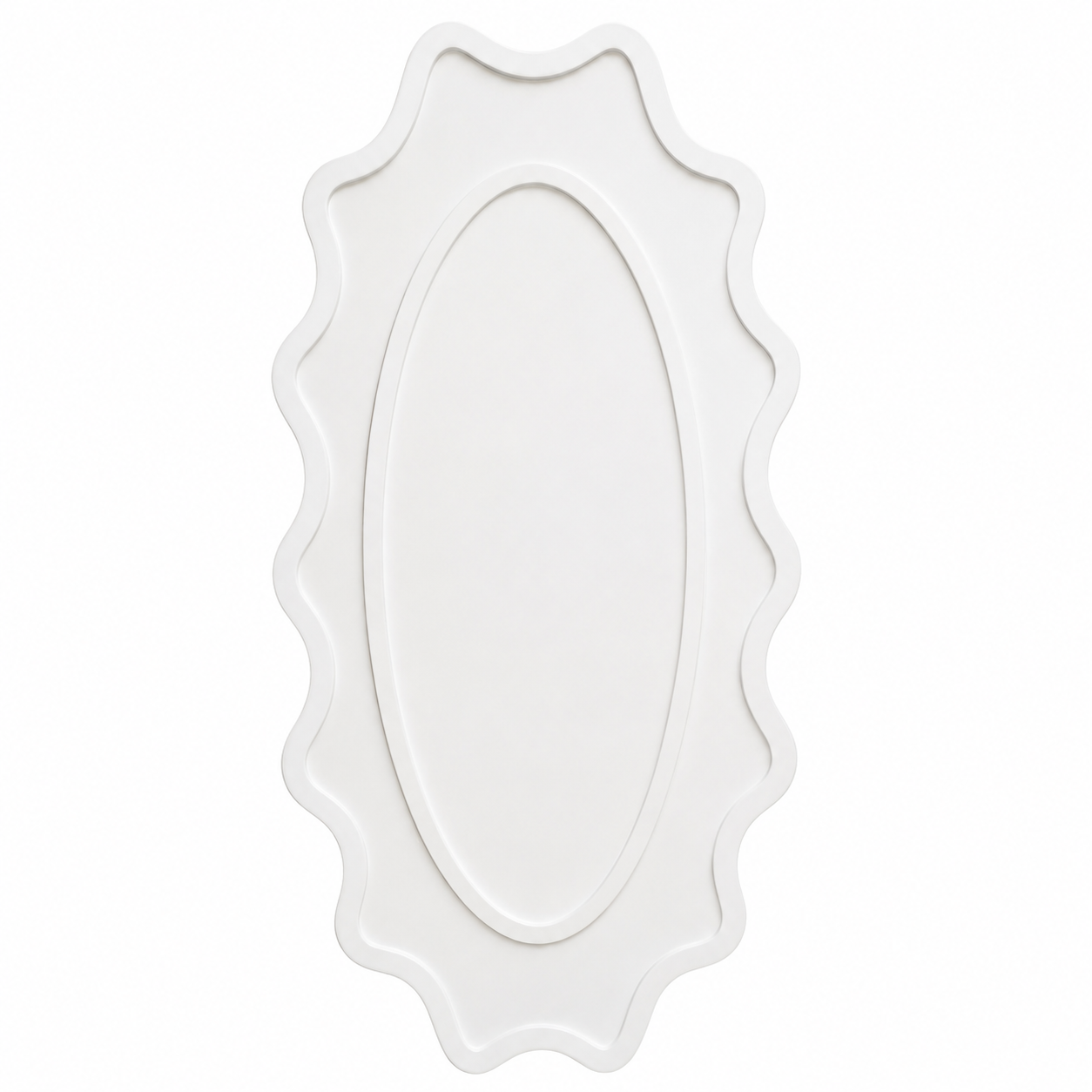 Wavy Frame Arch - White