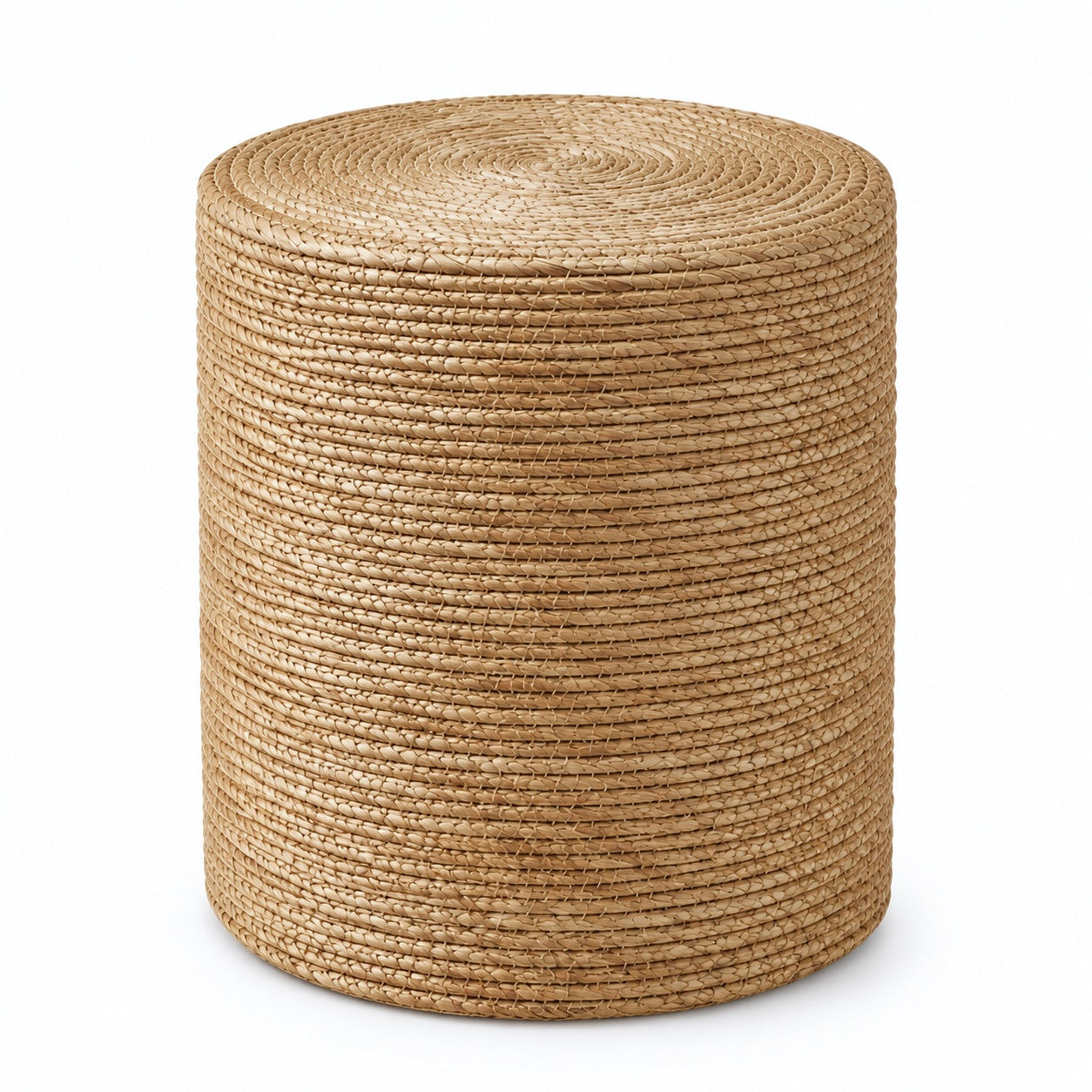 Woven Wicker Table Stand Pedestal Set - Ottoman