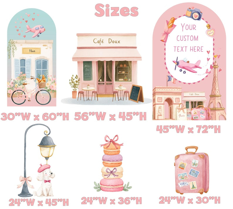 Backdrop Set - Paris