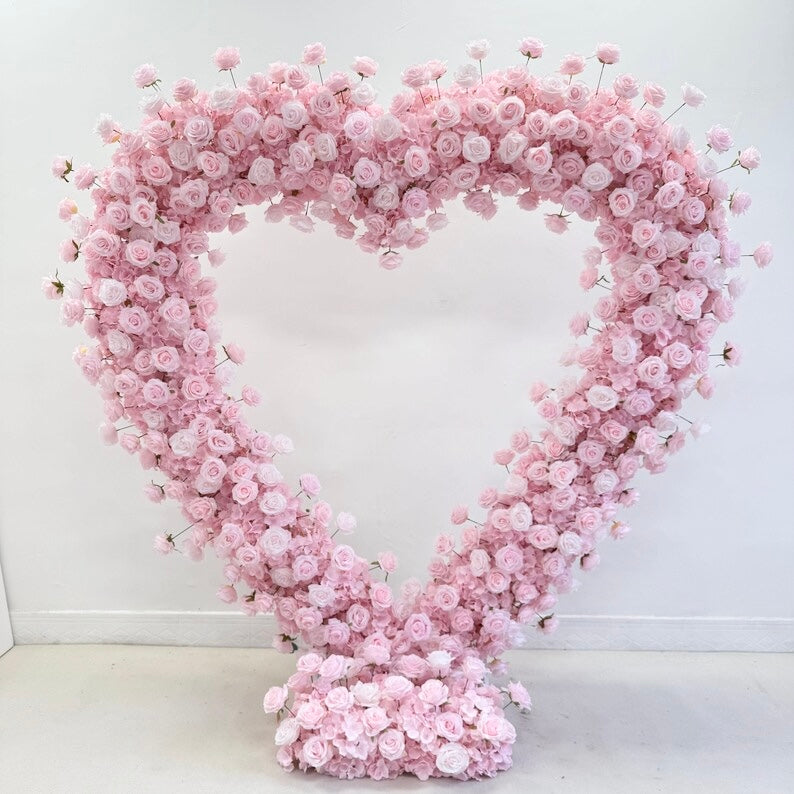 Heart Floral Arch - Romance