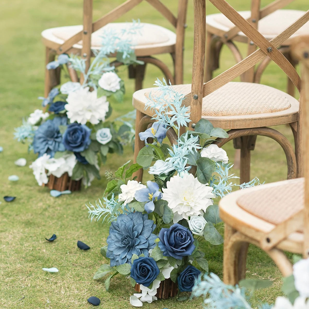 Floral Aisle Set 4 Pack - Azure