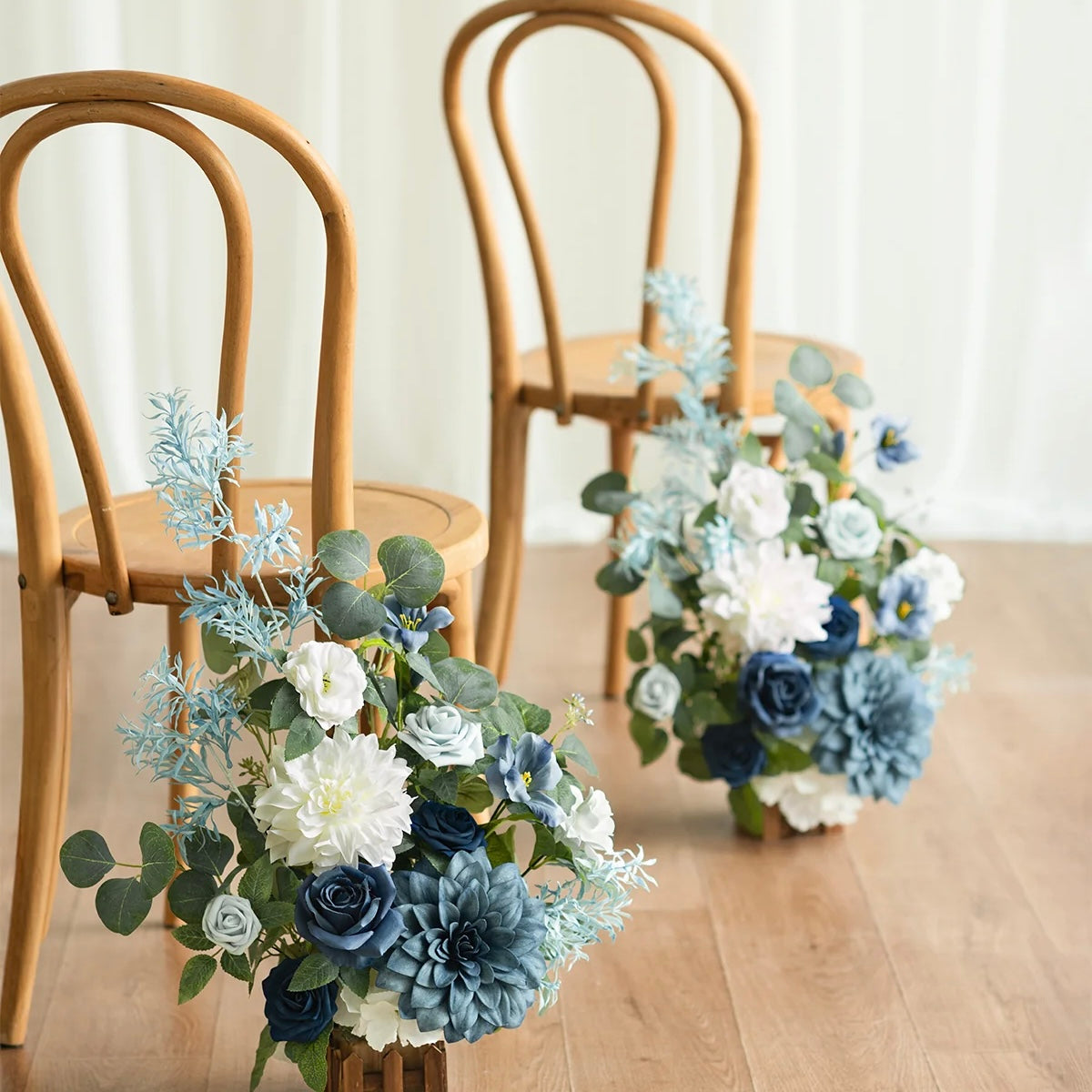 Floral Aisle Set 4 Pack - Azure