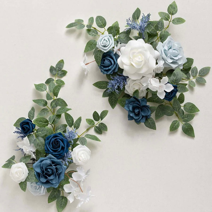 Floral Sign Decor - Azure
