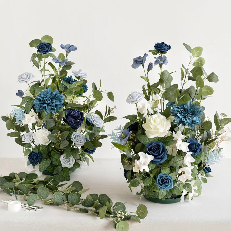 Floral Standing Arrangement Set 2 Pack - Azure