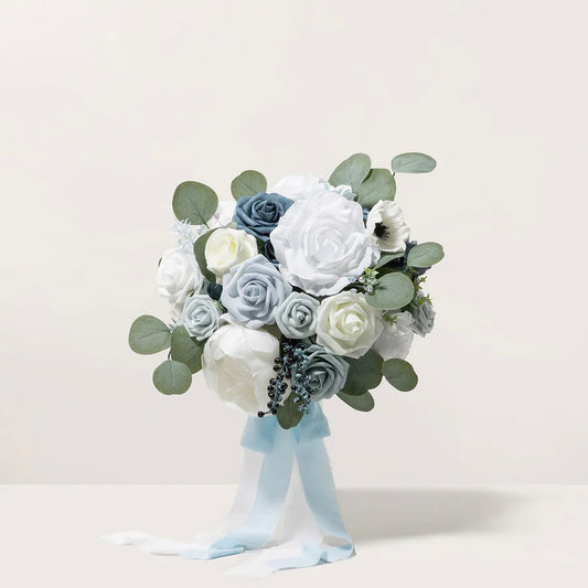 Floral Bridal Bouquet - Azure