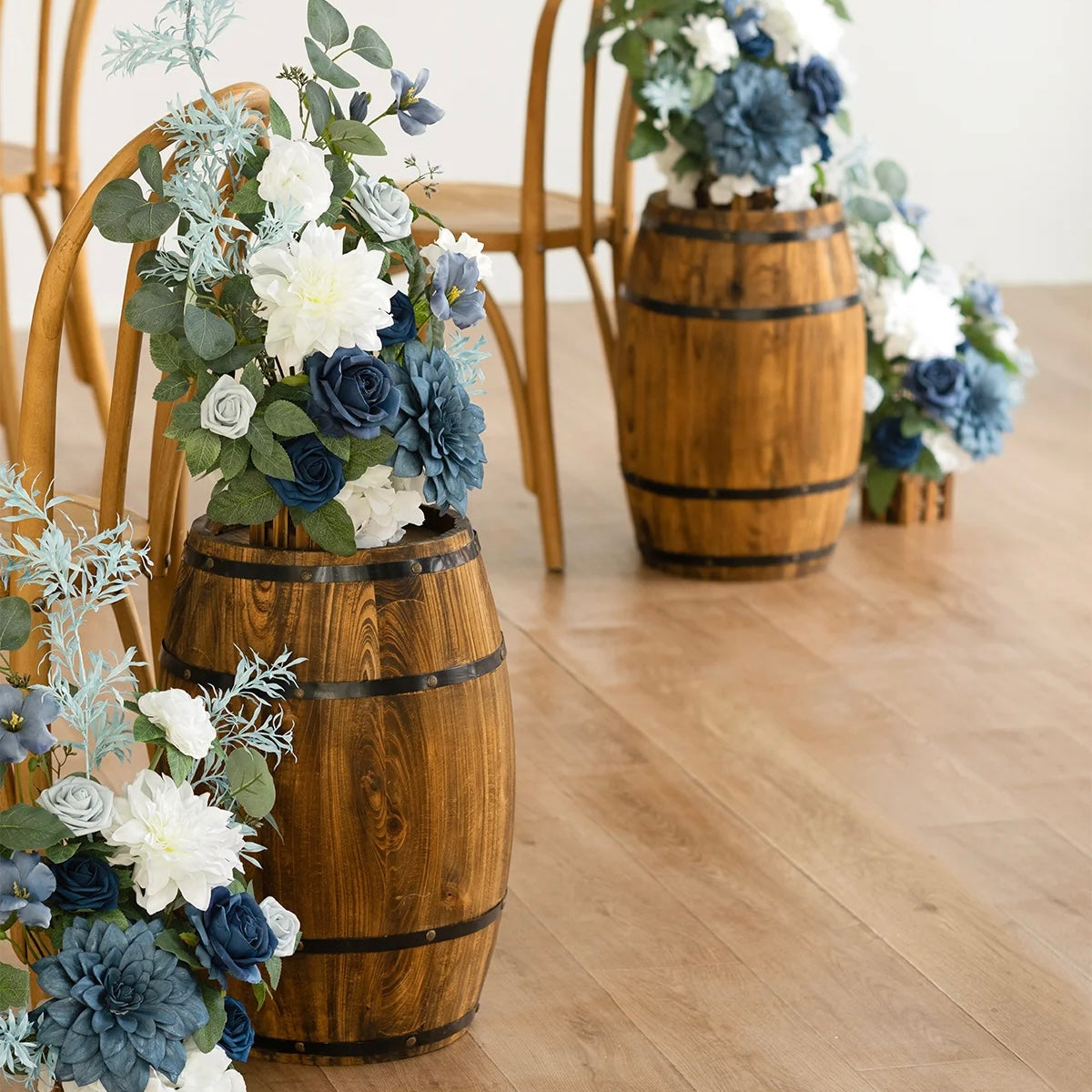 Floral Aisle Set 4 Pack - Azure
