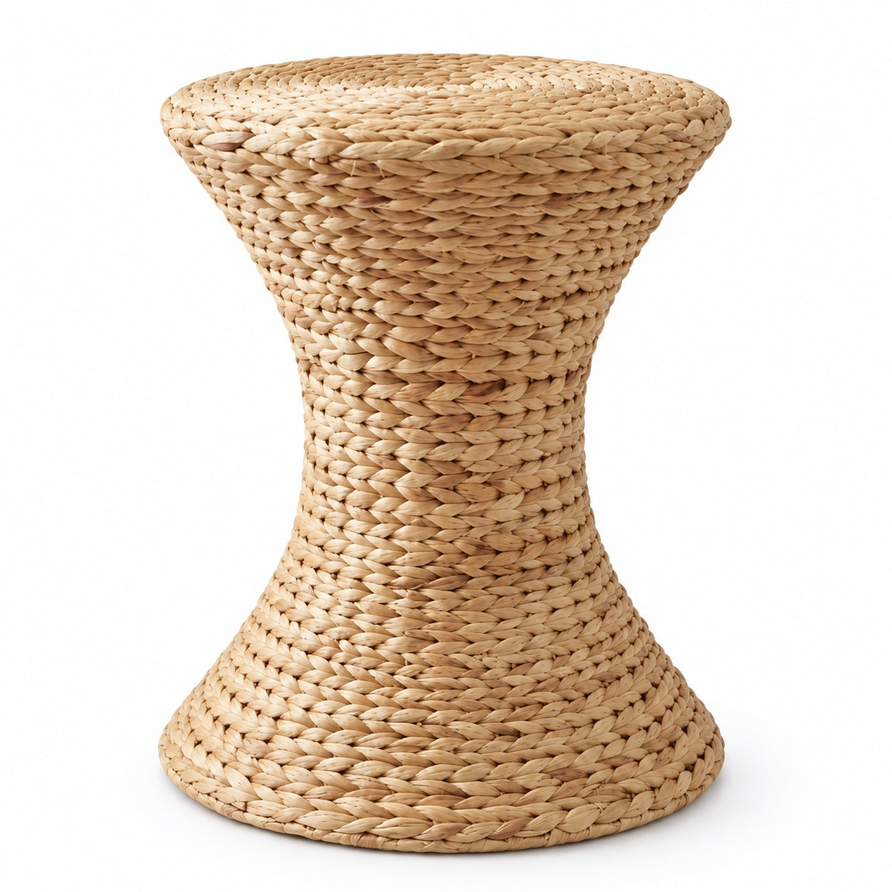 Woven Wicker Table Stand Pedestal Set - Hourglass