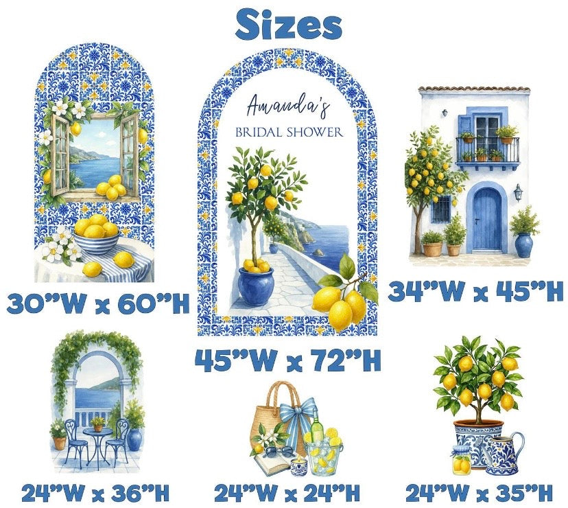 Backdrop Set - Amalfi