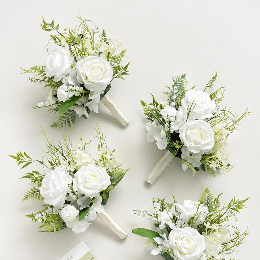 Floral Bridesmaids Bouquet Set 4 Pack - Luxe